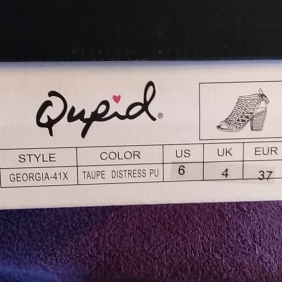 🤩HP🤩 Boho Chunky heel Qupid open toe sandal shoes size 6, 7 or 8 available - Picture 9 of 14